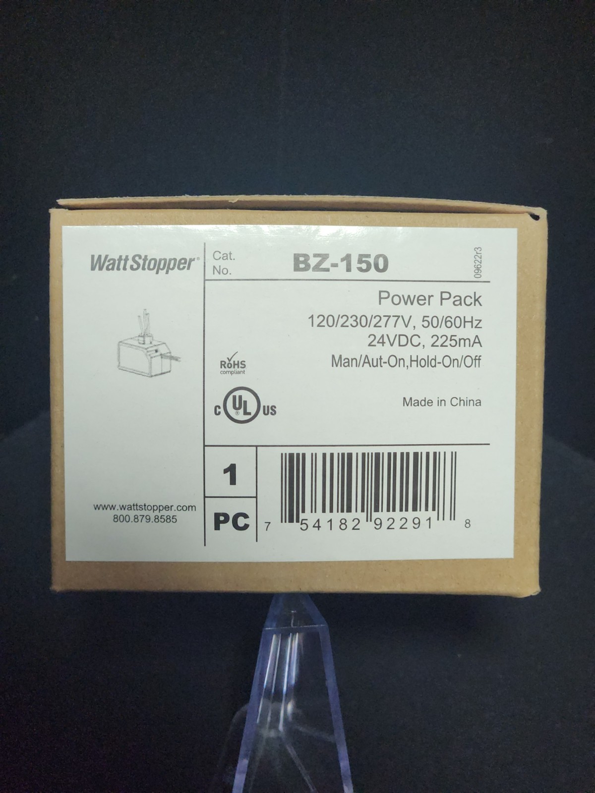 BZ-150 Wattstopper Occupancy Sensor Power Pack- 120-277V, 50/60Hz - New In Box