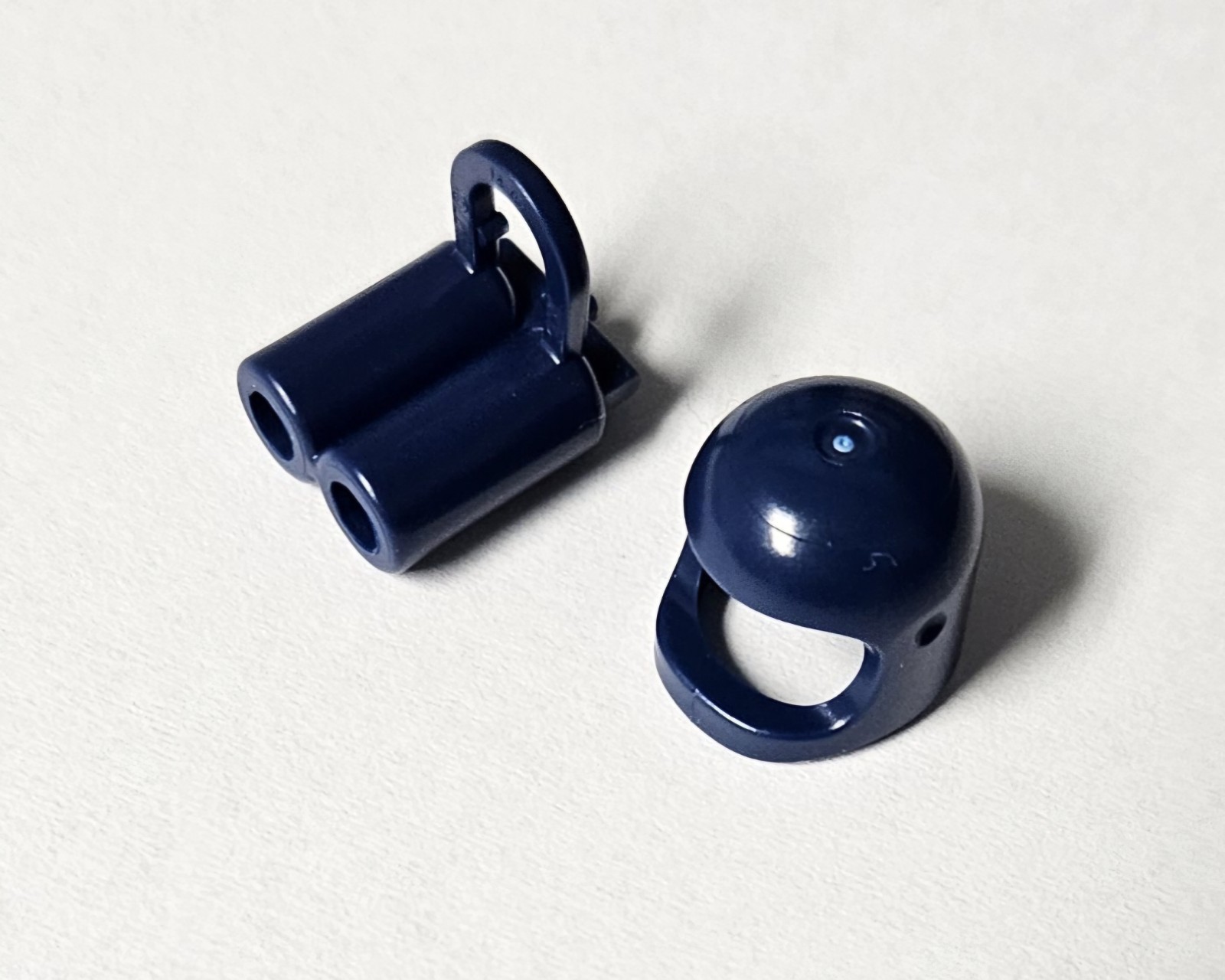Lego Minifigure, Dark Blue 1-Headgear Helmet 50665 and 1-Air Tank 3838 Brand New