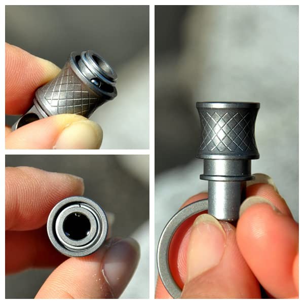Titanium Quick Release Swivel Keychain, Pull Apart Detachable Keychain S 2