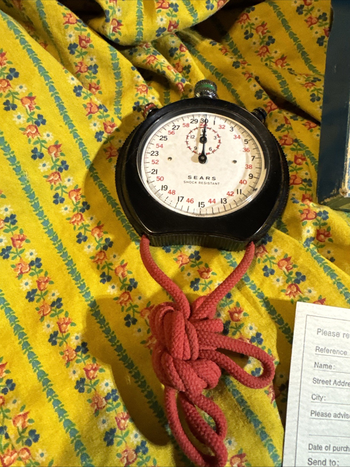 vintage sears stopwatch