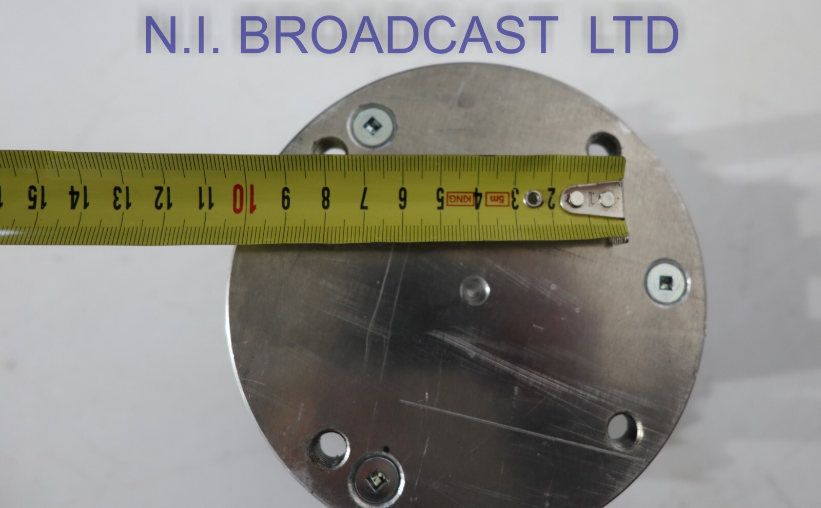 1x tripod pedestal flat base  to 100mm bowl adapter