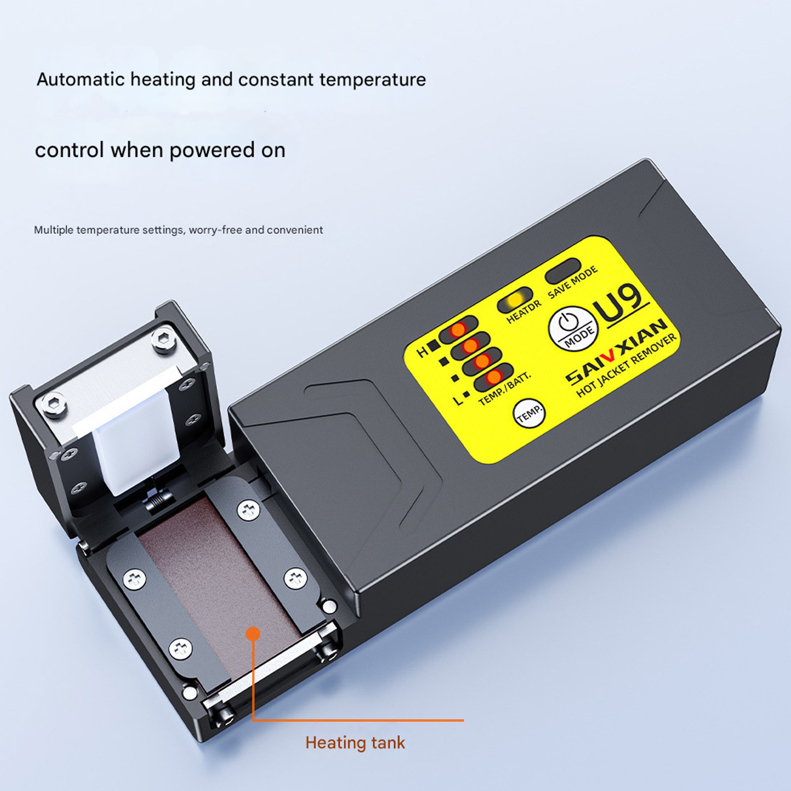Fiber Optic Thermal Stripper Rechargeable Auto Heating Efficient Stripping Tool