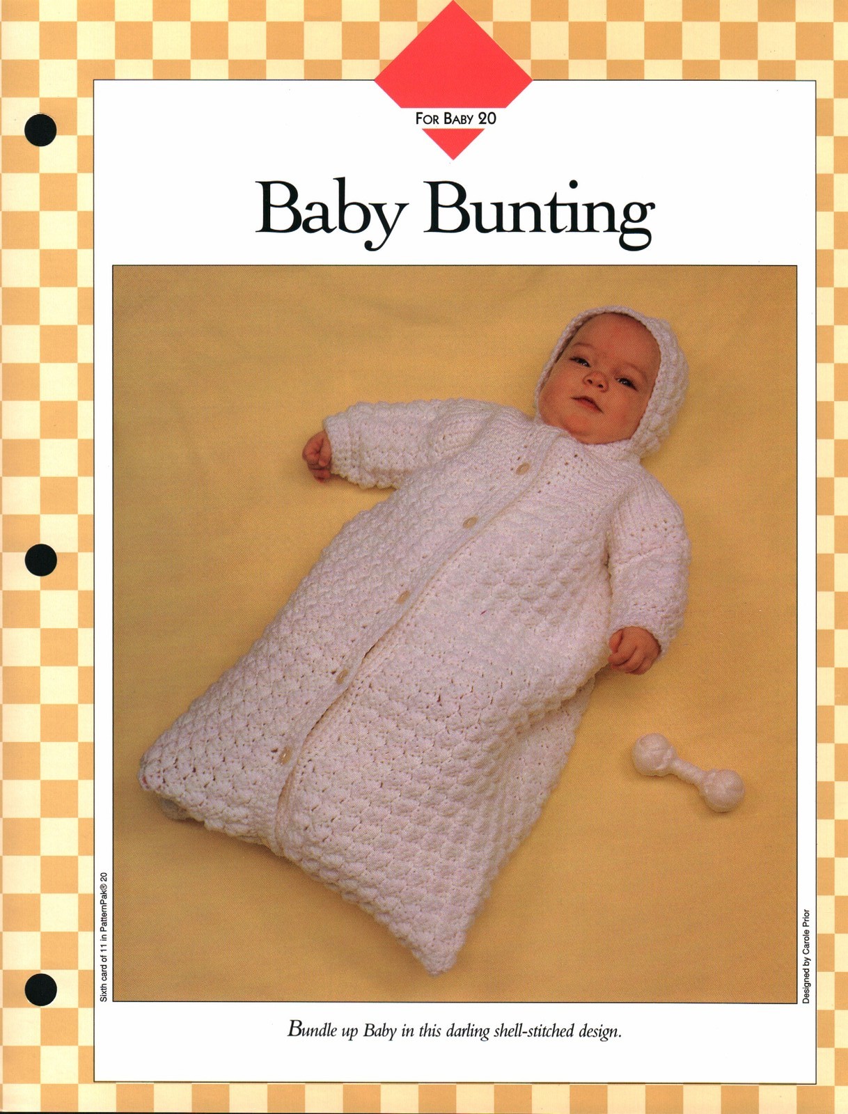 Baby Bunting - For Baby 20 | Vanna Crochet Faves 85200-F