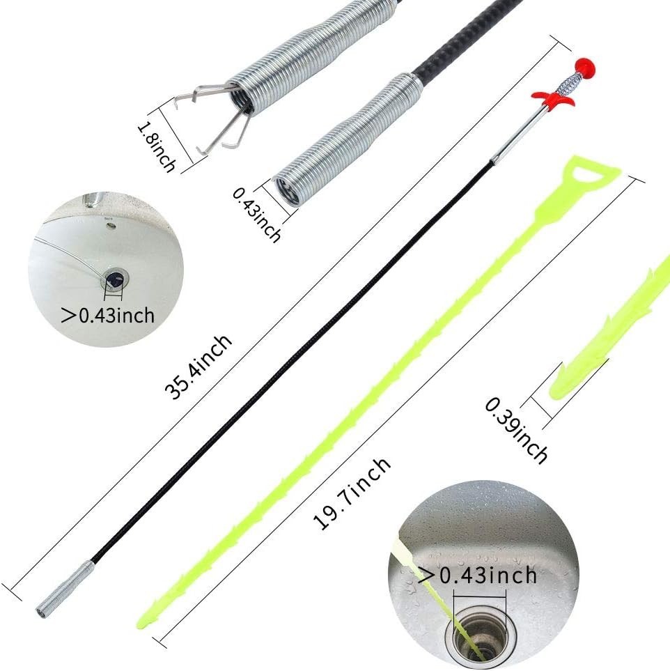 Lightweight 4-Claw Pickup Tool for Home & Kitchen - Bendable & Grab Design