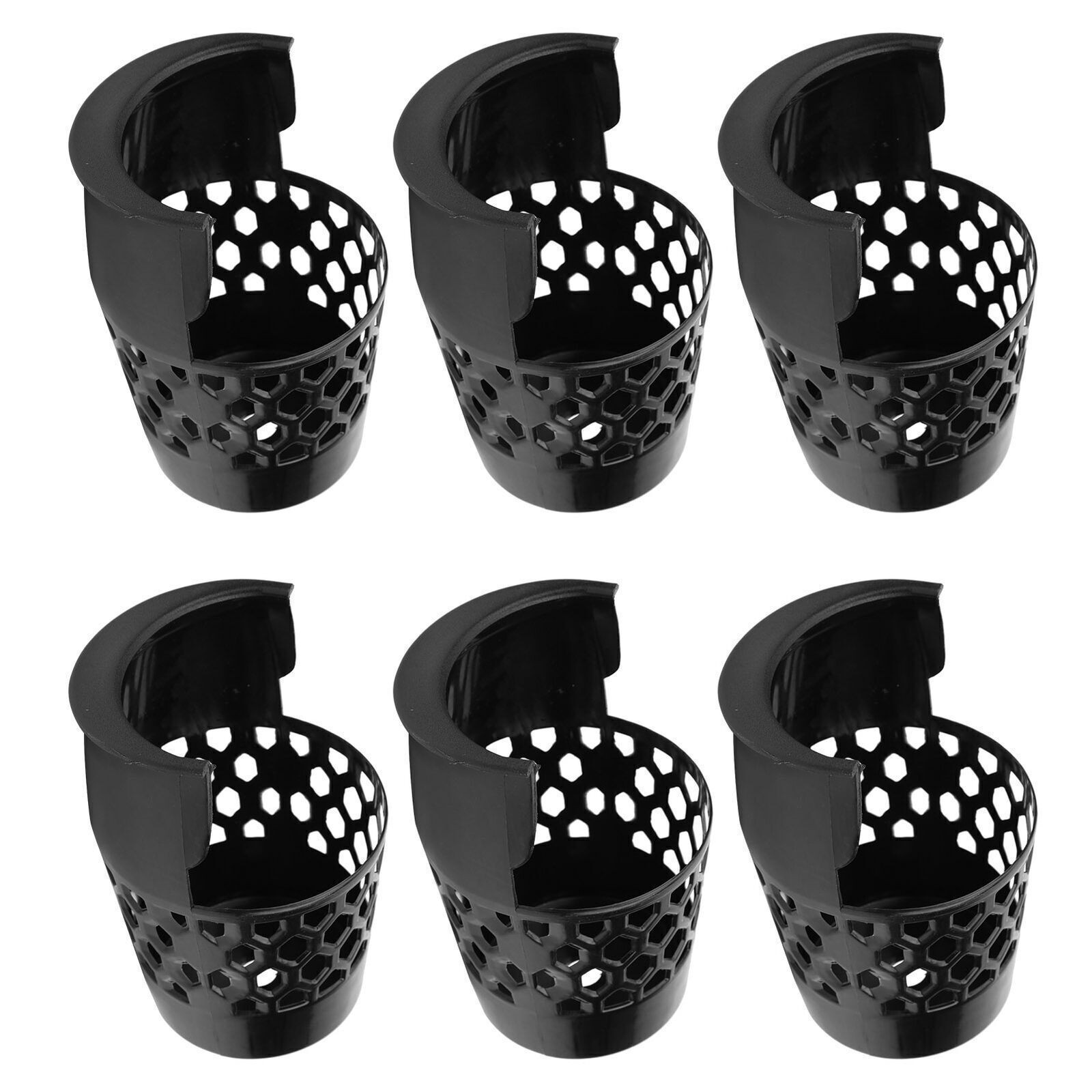 6Pcs Billiard Ball Storage Pockets Plastic Pool Table Web Baskets Drop Net Bag