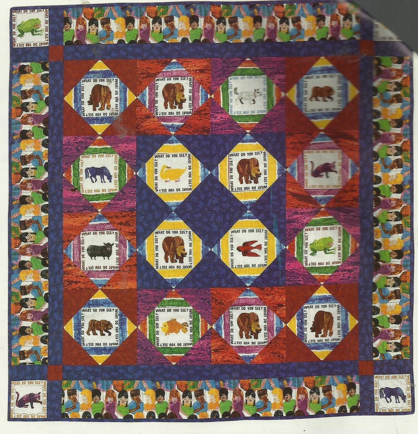 C0605 STORYBOOK SNUGGLER QUILT PATTERN/INSTRUCTIONS