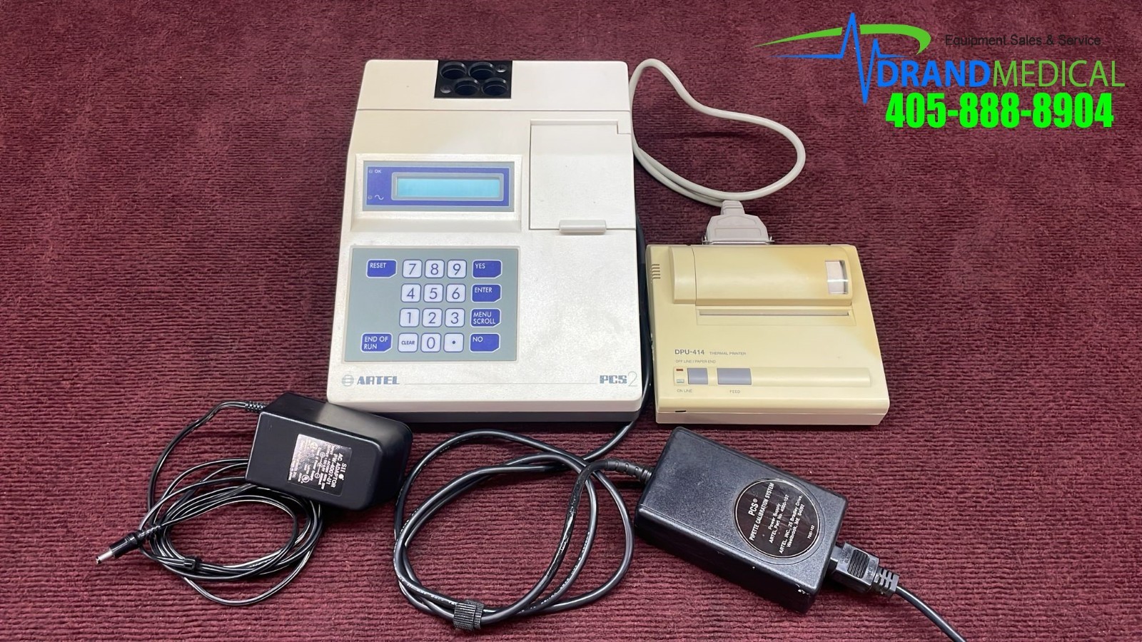 Artel PCS2 Pipette Calibration System w/ DPU-414 Printer – For Parts / Repair