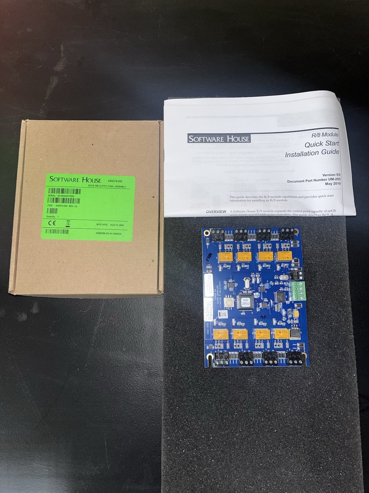 Software House R-8 Module Relay Board AS0074-000