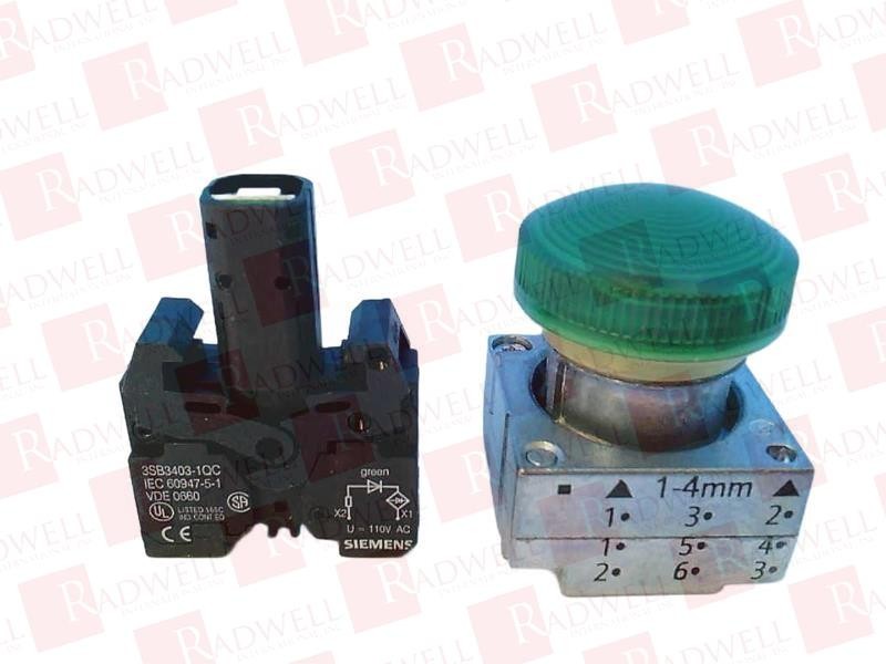 SIEMENS 3SB3648-6BA40-0CC0 / 3SB36486BA400CC0 (NEW IN BOX)