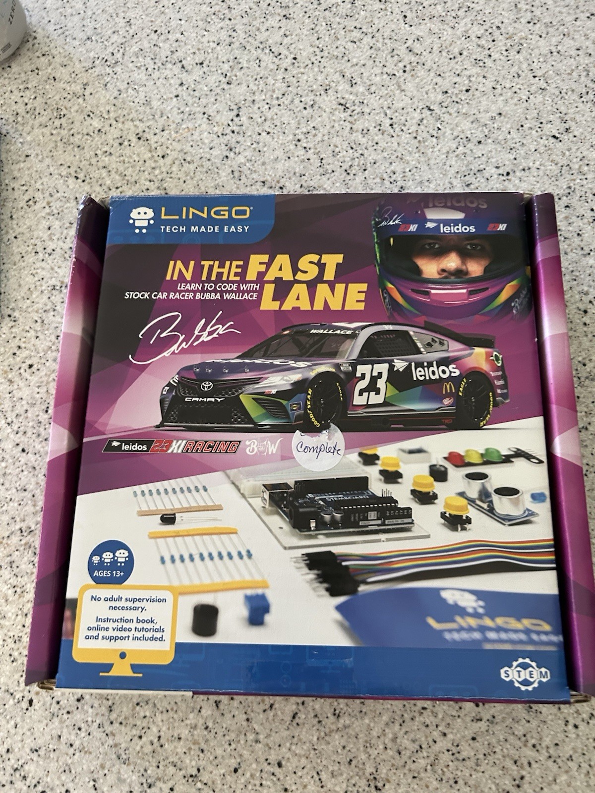 LINGO ✨Tech✨Learn To Code With Stock Car Racer Bubba Wallace In The Fast Lane H6