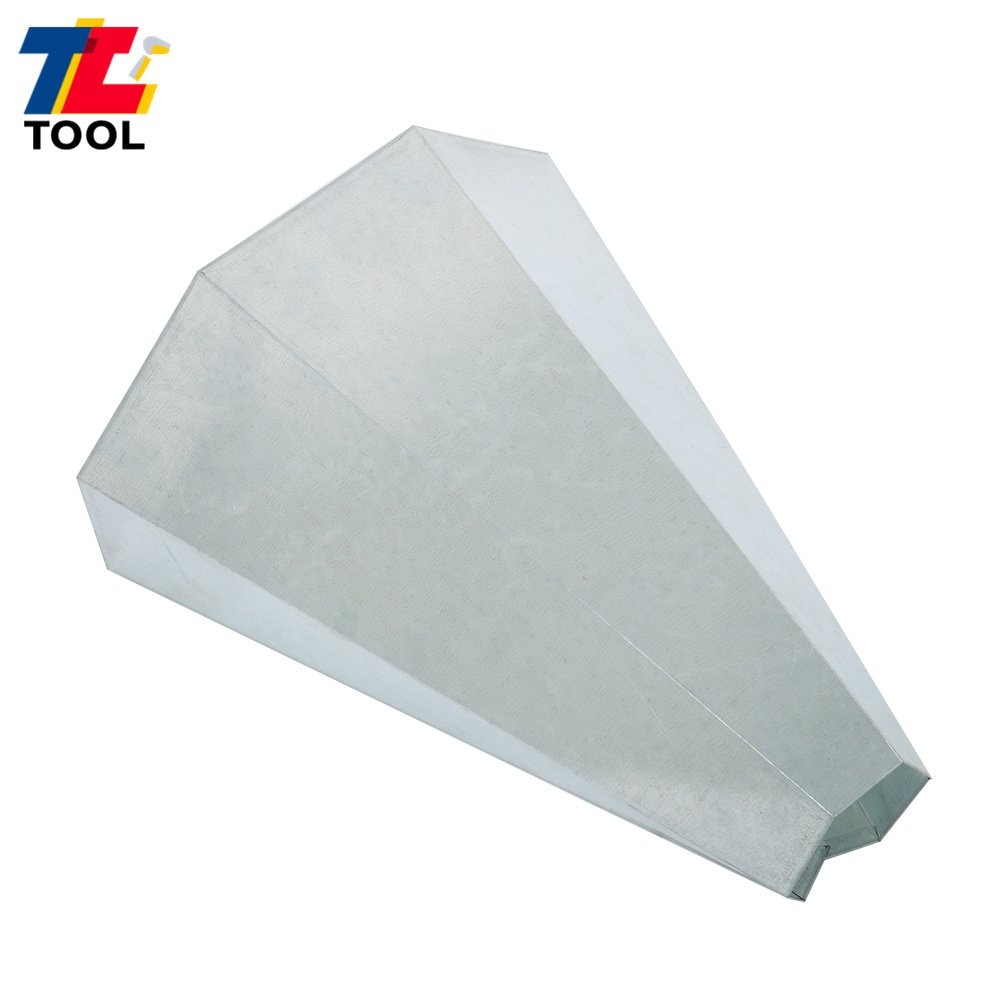 2 Pack 8 lbs Medium Size Chicken Cone Galvanized Steel Poultry Restraining Cone