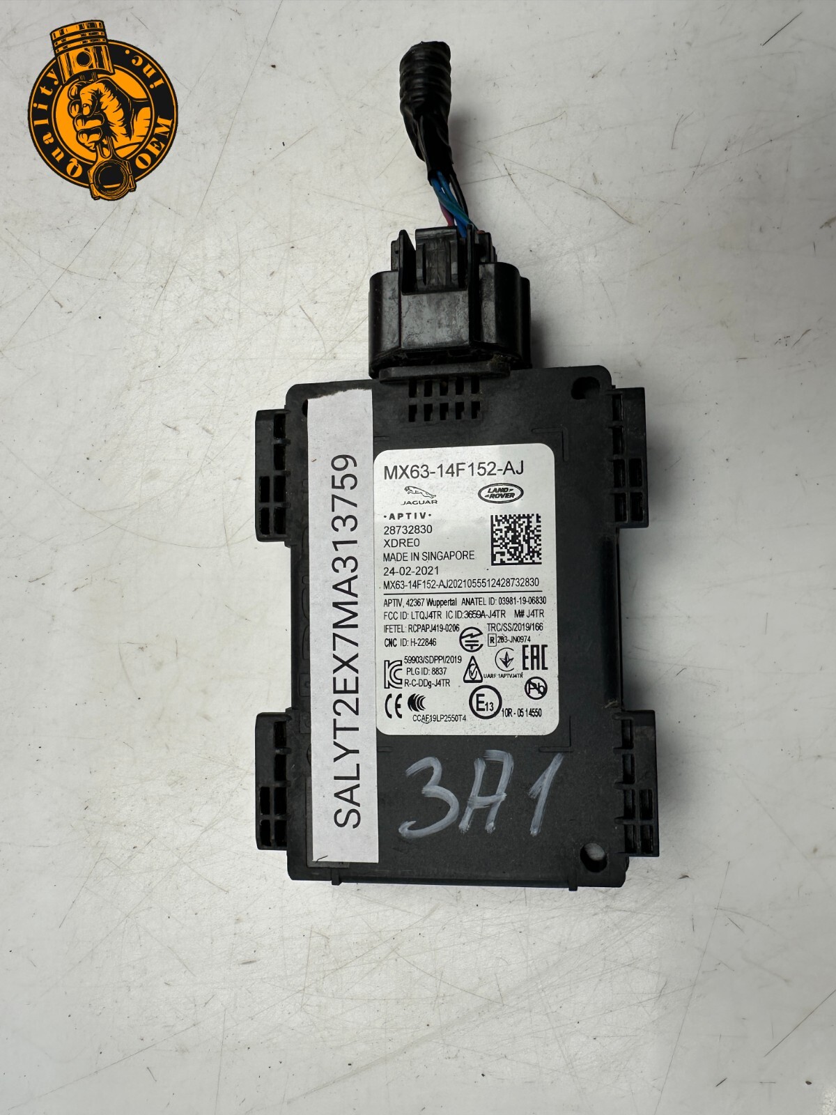 2021-2025 LAND ROVER VELAR JAGUAR F-PACE XF REAR BLIND SPOT RADAR SENSOR OEM 48k
