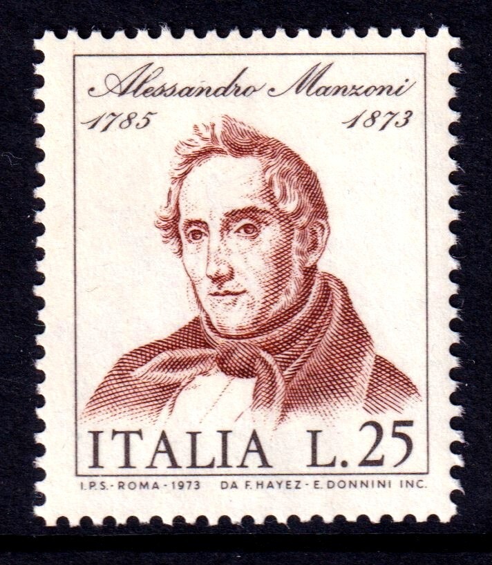 Italy 1973 Alessandro Manzoni - Novelist & Poet Mint MNH SC 1105