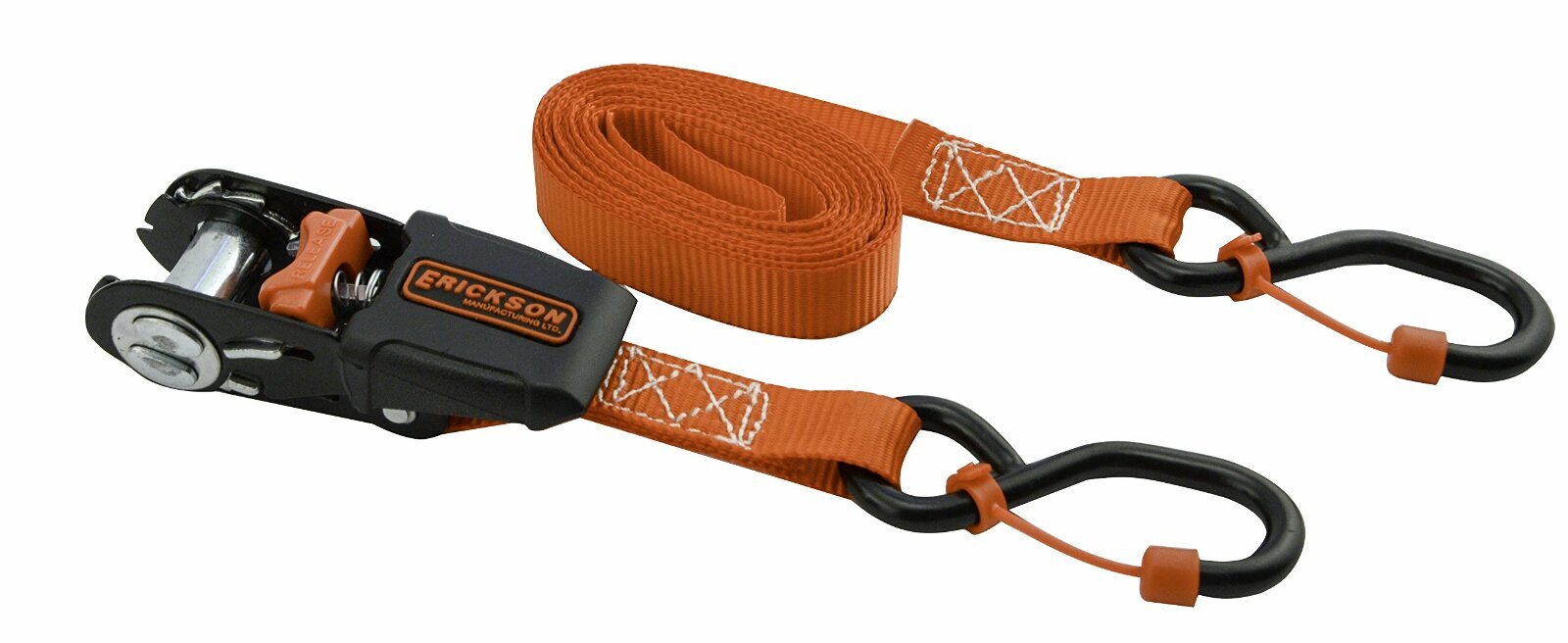 Erickson 31405 Light Duty Mini Ratchet Strap (with Cap Locks, 3/4" x 10', 600 lb