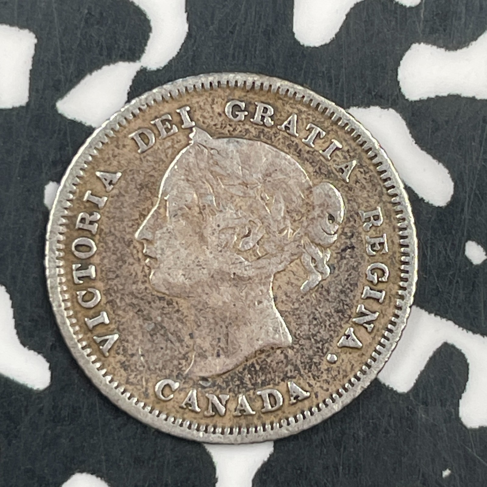 1881-H Canada 5 Cents Lot#F5097 Silver!