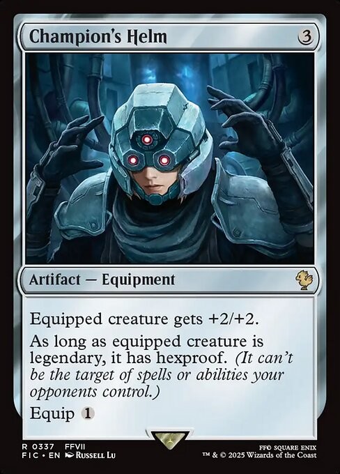 Champion's Helm 337 R Normal FIC MTG NM