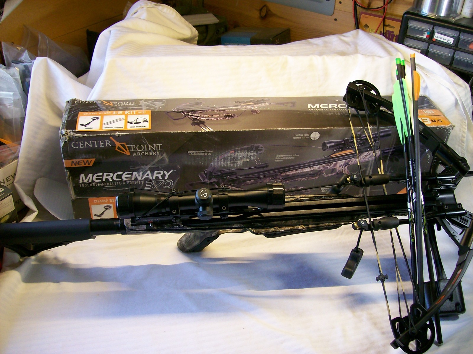 Center Point Mercenary 370 Crossbow w/Optics, LNIB
