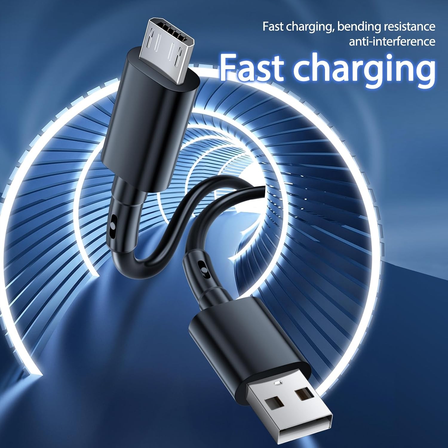 PS4 Controller Charger Cable, Long Micro USB Cable for PS4, Xbox One S X