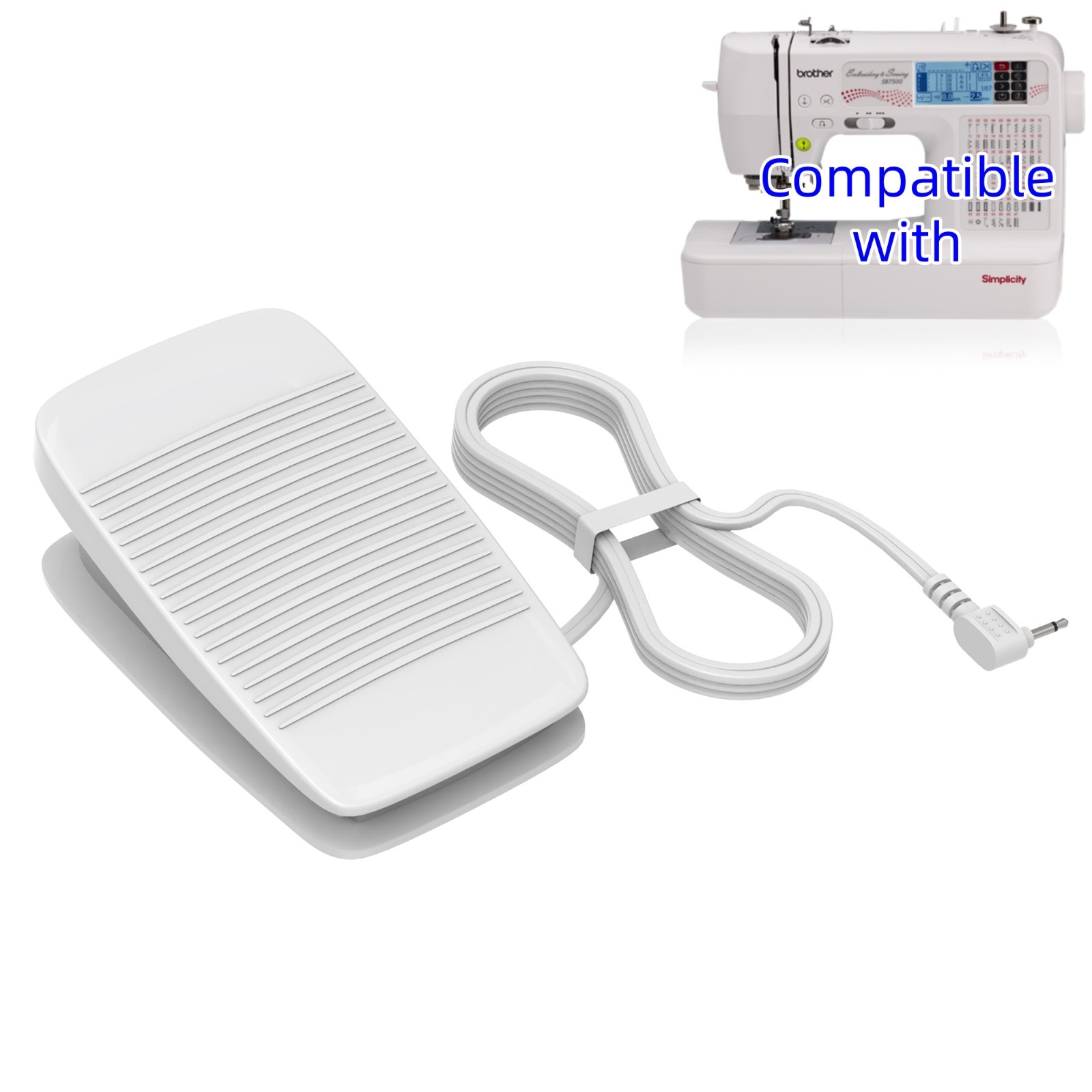 Foot Pedal for Brother Sewing Machine sb7500 sc3000 sc6600 sc707 sc9500 se1800