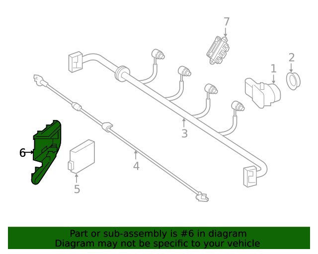 Genuine Blind Spot Detection System Warning Sensor Bracket 217-885-98-00