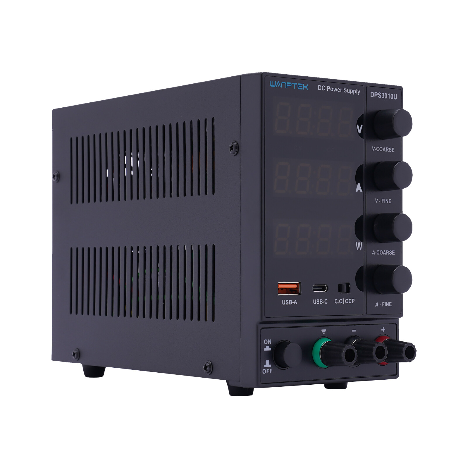 DC 0-30V 0-10A Power Supply Lab Variable Adjustable Regulated Bench Switching