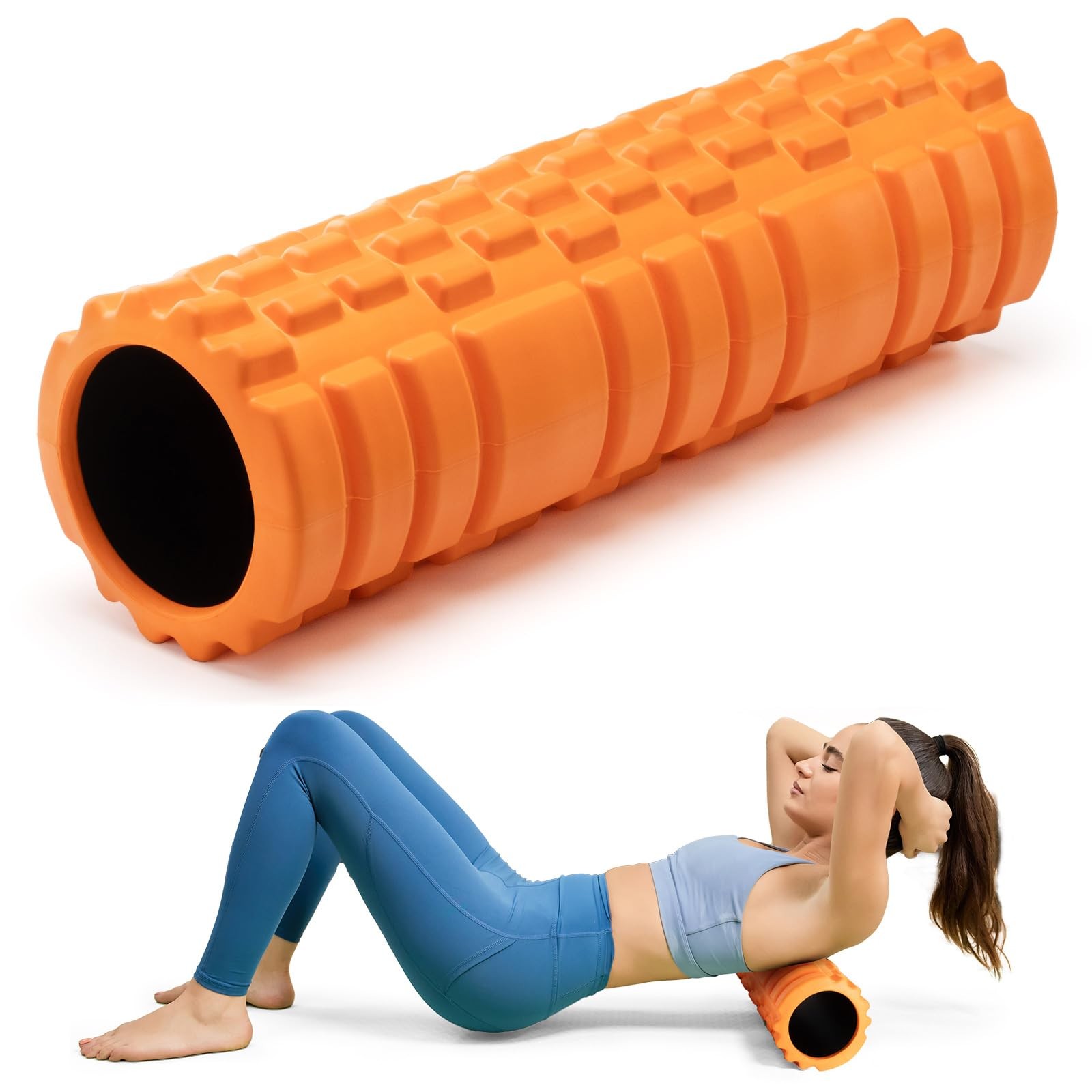 Krightlink Foam Roller High Density Foam Roller Set for Deep Tissue Muscle Massa