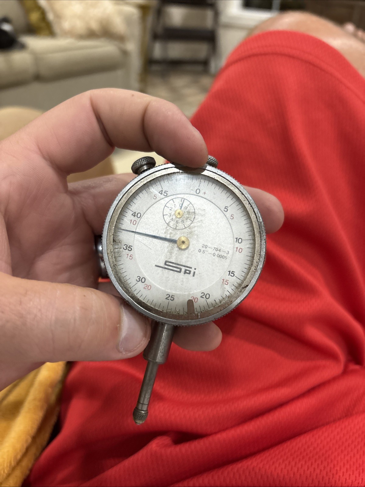 SPI 20-704-3 Standard Dial Indicator .5" Range - .0005" Grad