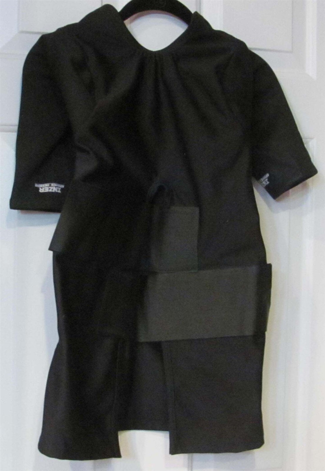 Inzer 2-Ply PHENOM Bench Shirt 44 Black 2/3 Partial Open Back w/2 Straps (New)