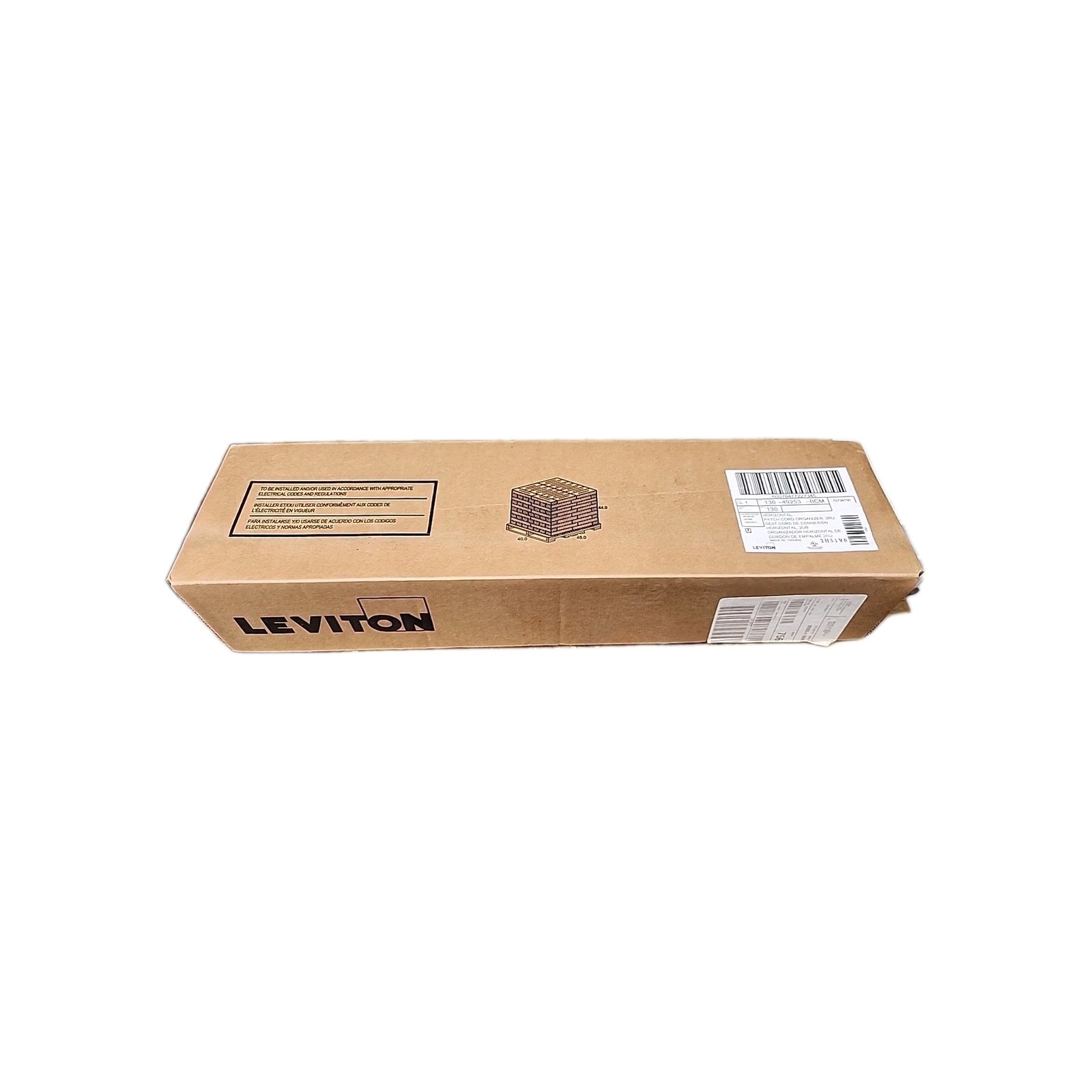 Leviton 49253-BCM 19 x 4.5 x 3.47 Inch Black 16 Gauge Steel Horizontal 2-Rack Un