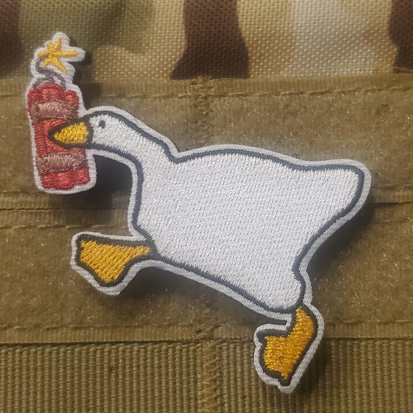 DYNAMITE GOOSE Tactical Morale Patch Hook and Loop