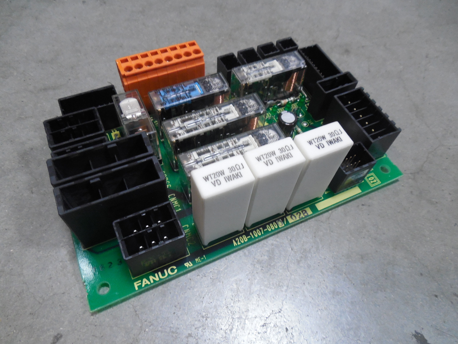 USED Fanuc A20B-1007-0800/02B Power Relay Board