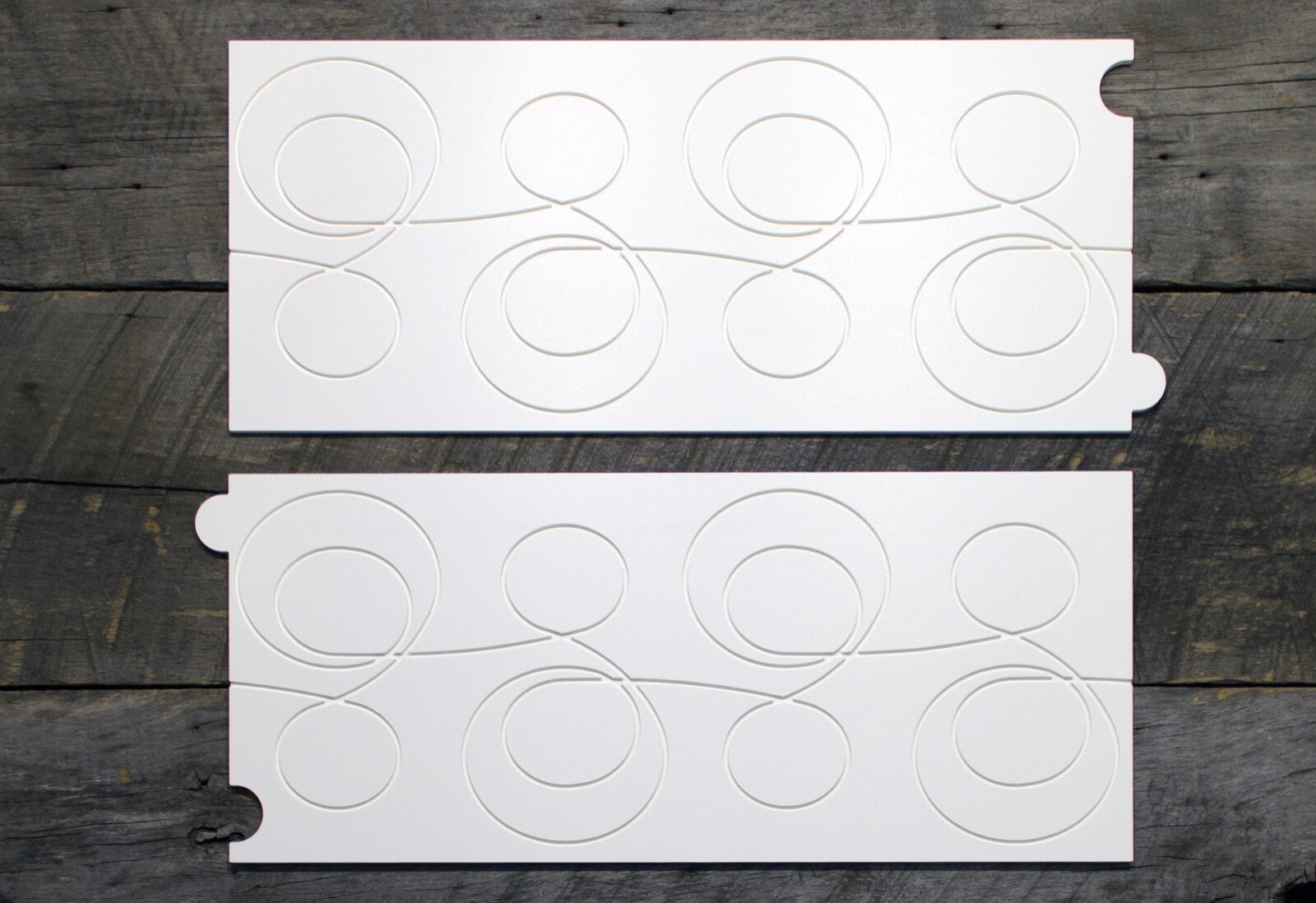 Longarm Quilting Groovy Pattern Boards set of 2 Running in Circles Design