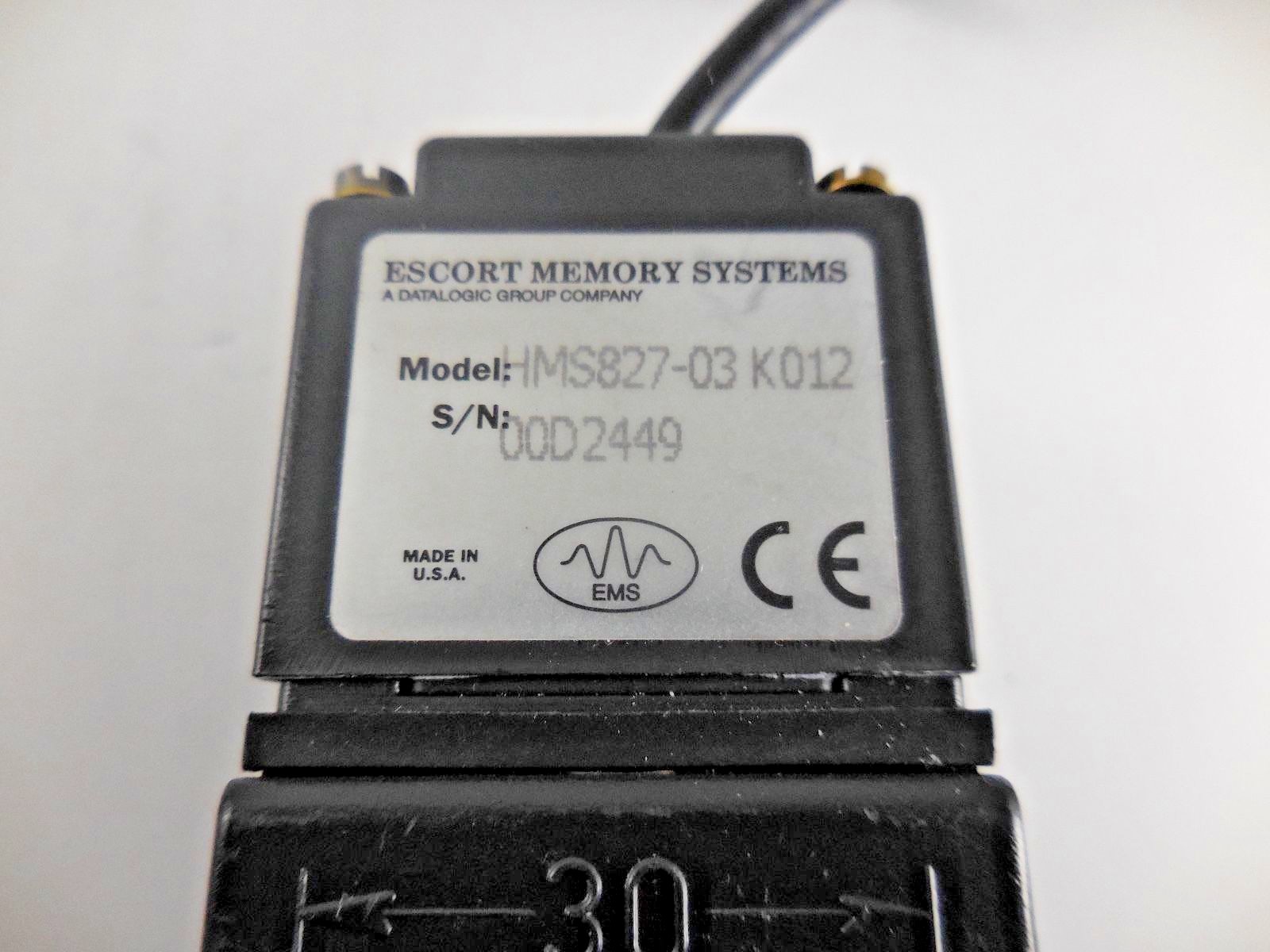 Escort Memory Systems HMS827 Passive Reader/ Writer (Data Logic HMS827-03 K012)