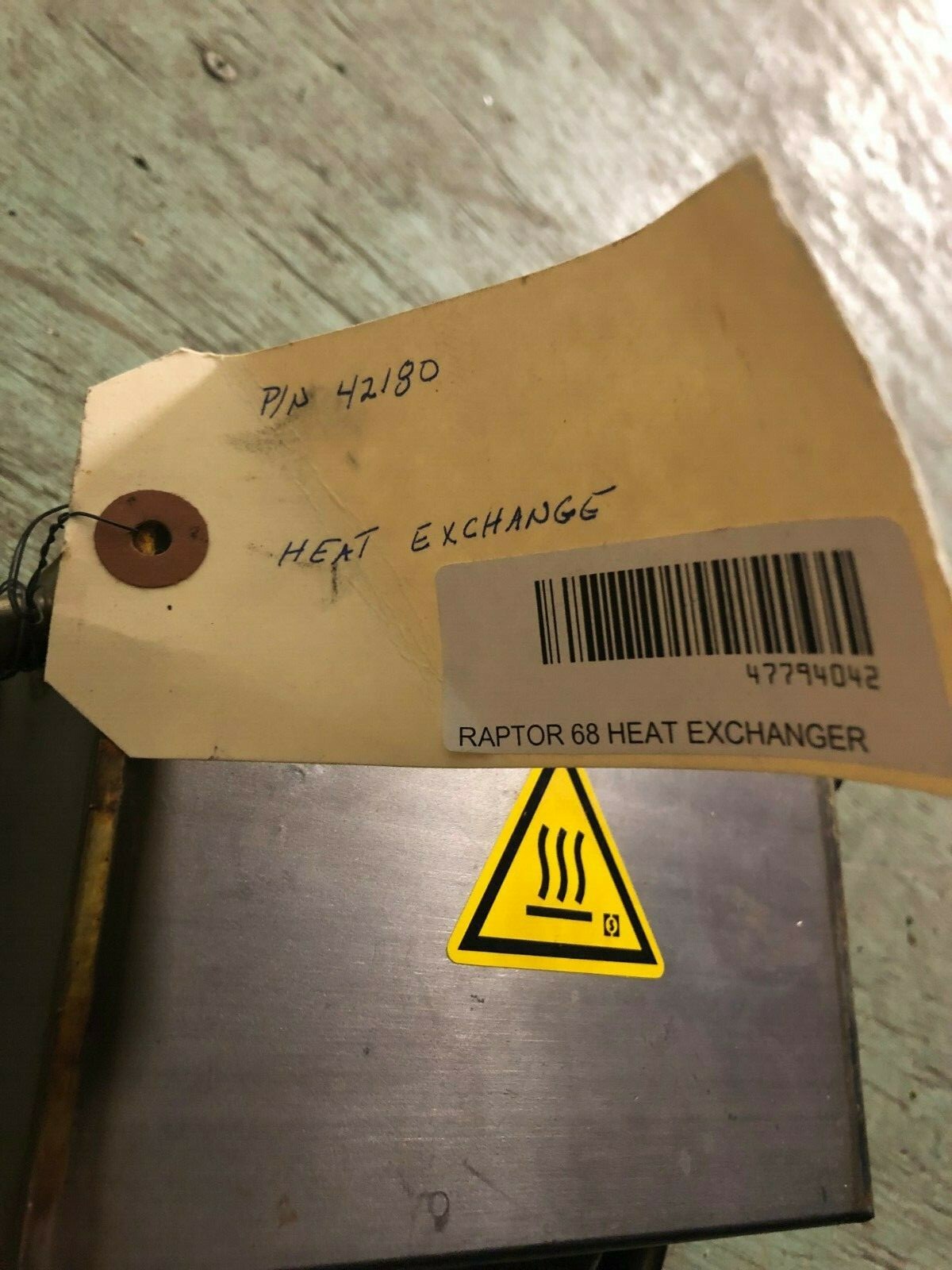 RAPTOR Circulation Heat Exchanger 42180