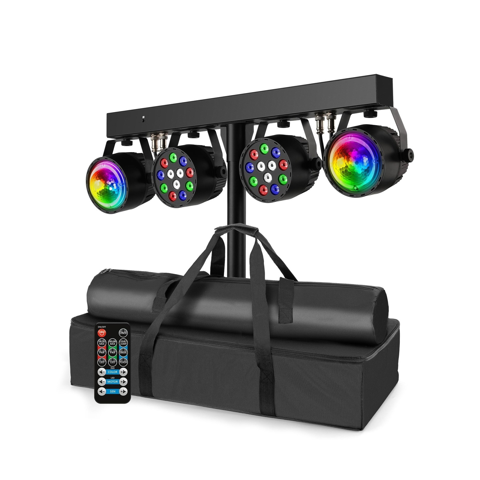 DJ Disco Lights with Stand, Professional LED Party Light Set, DJ Lighting Sys...