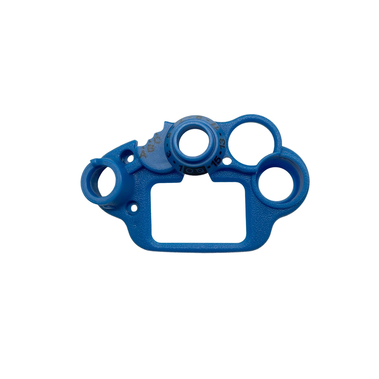 Blue Top housing Cover Case Plastic Bezel For APX6000XE APX8000XE Radio