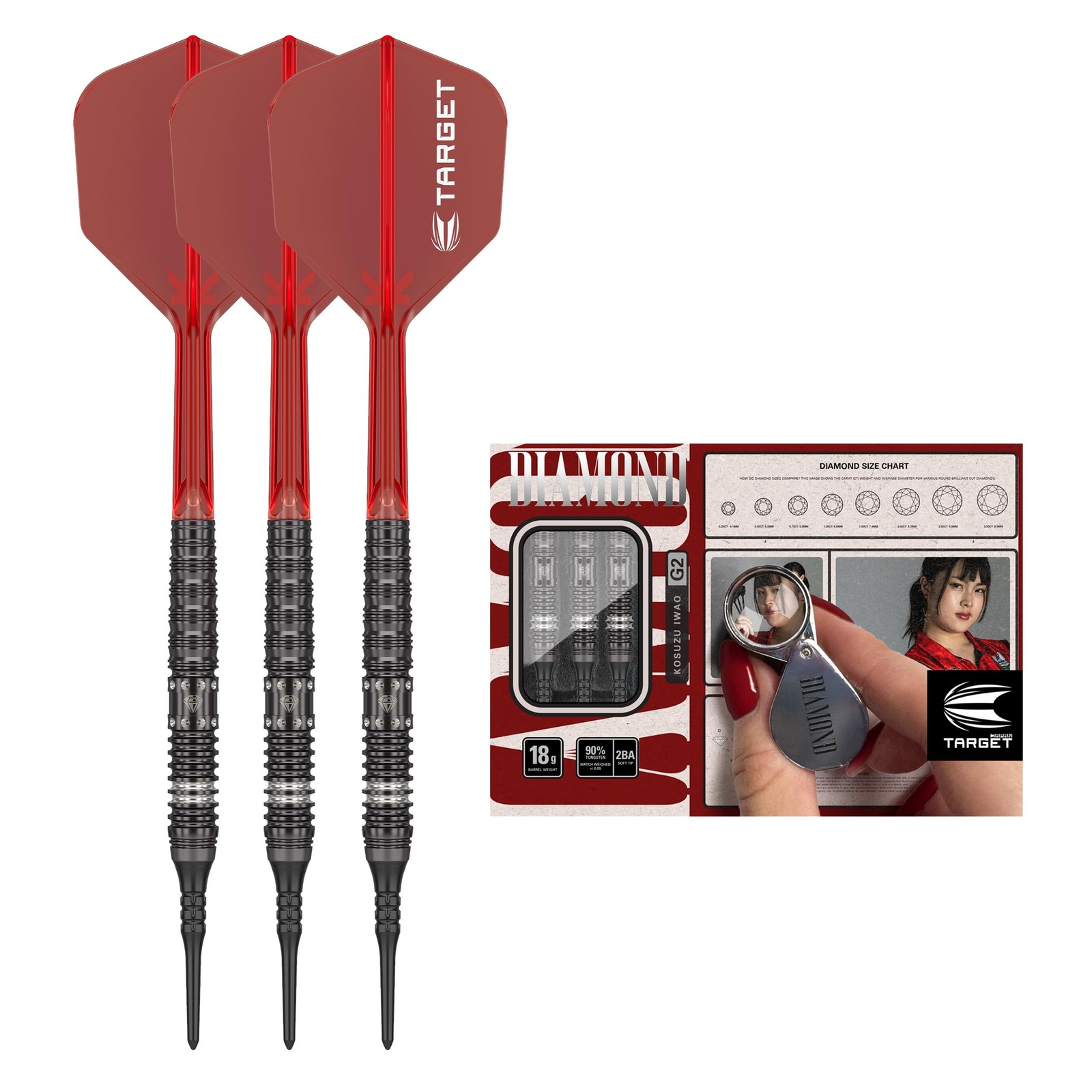 TARGET (Target) Prime Series Diamond G2 90% 18g Soft Tip (Prime Series Diamond G