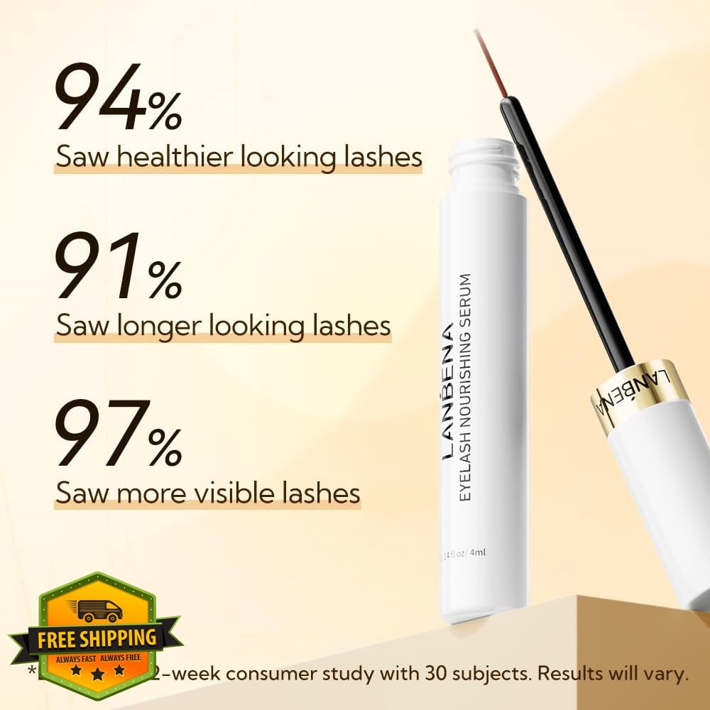 LANBENA Eyelash Growth Serum 4ml Lash Treatment