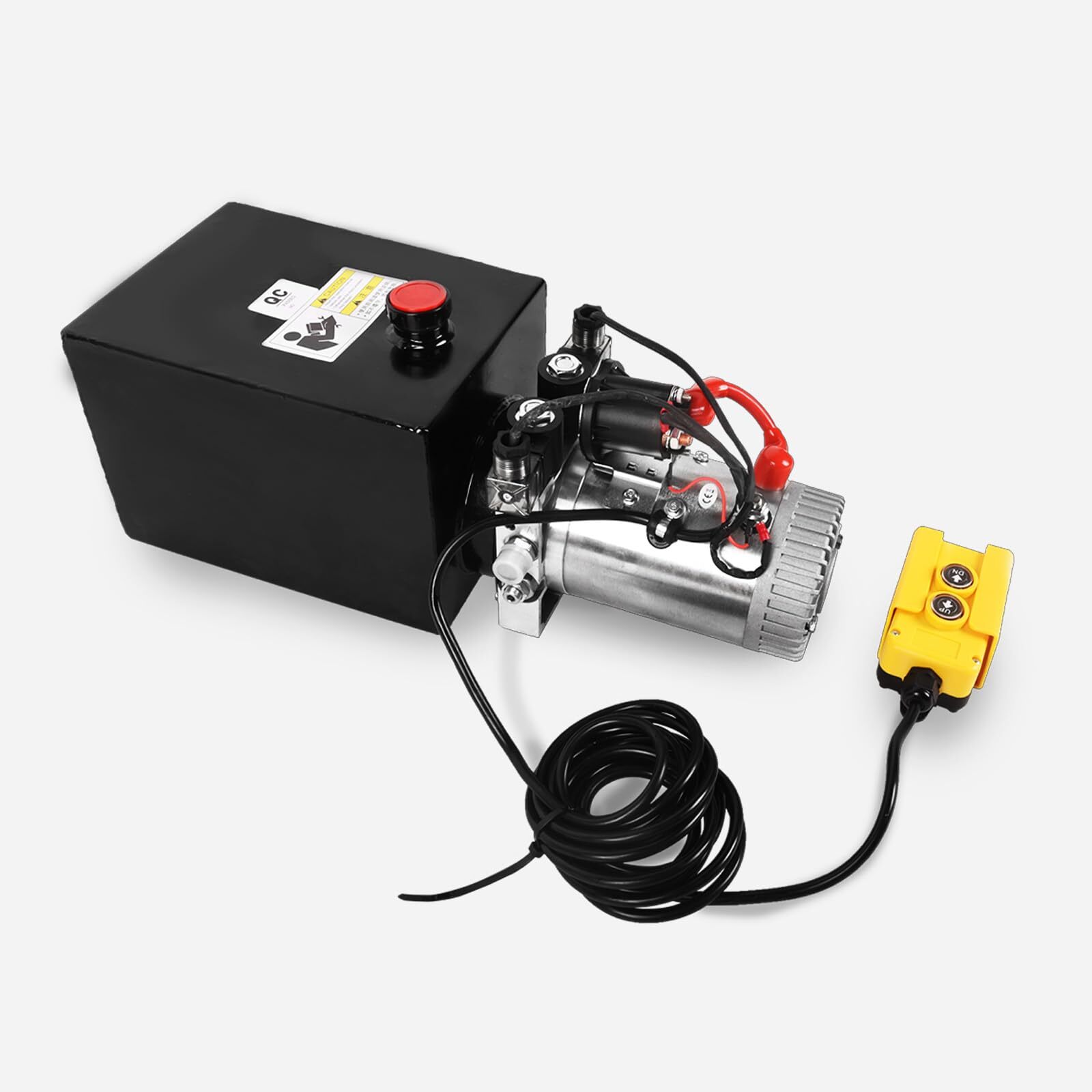 Hydraulic Pump 8 Quart 2 Gallon Hydraulic Power Unit Double Acting Metal Dump