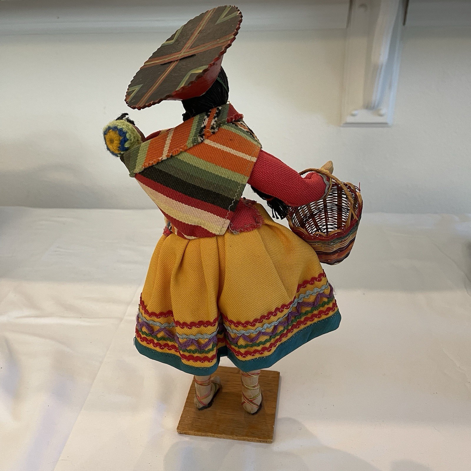 Peruvian Folk Art Doll 12 Inches