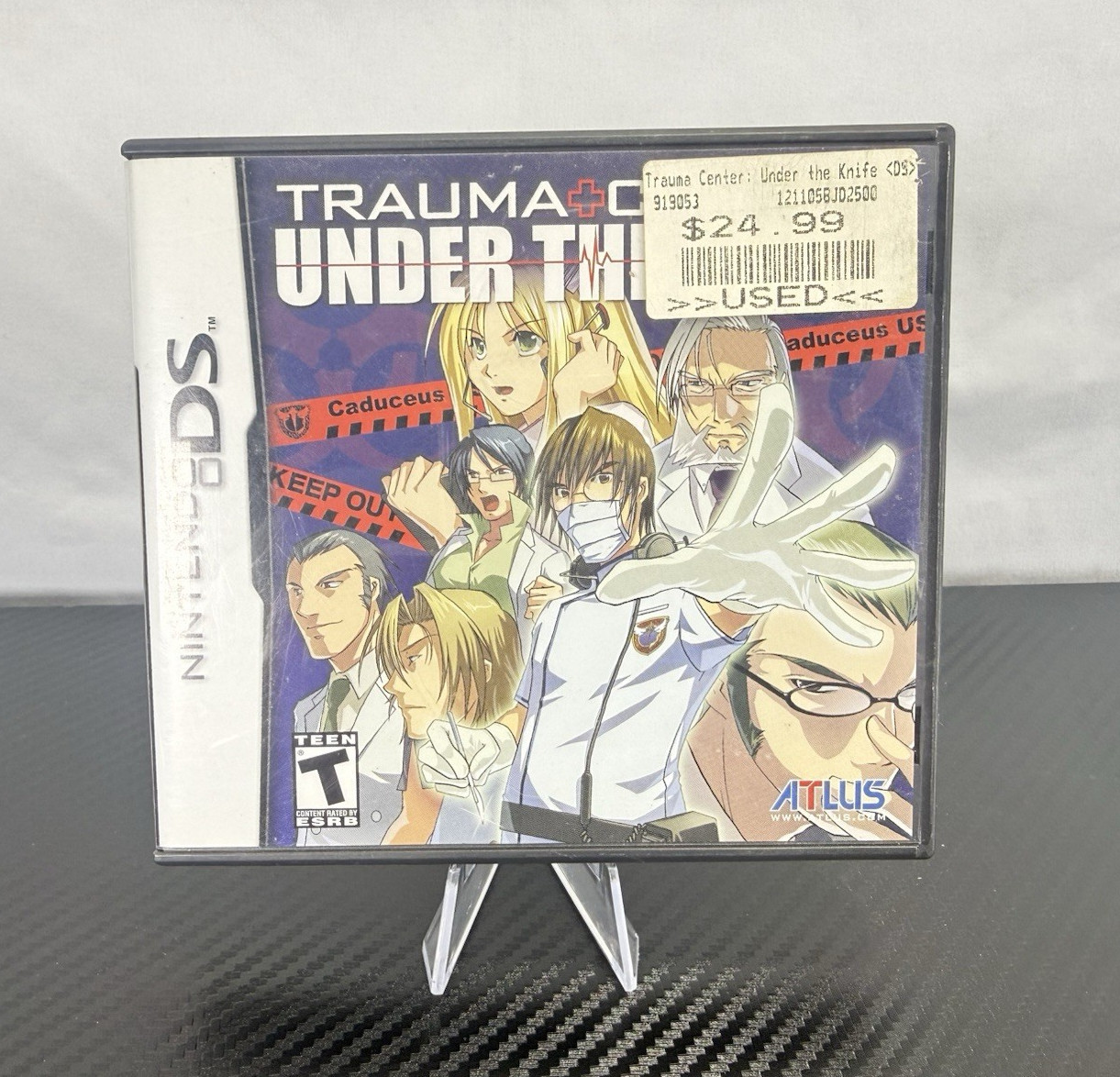Trauma Center: Under the Knife Nintendo DS Authentic CASE AND MANUAL ONLY