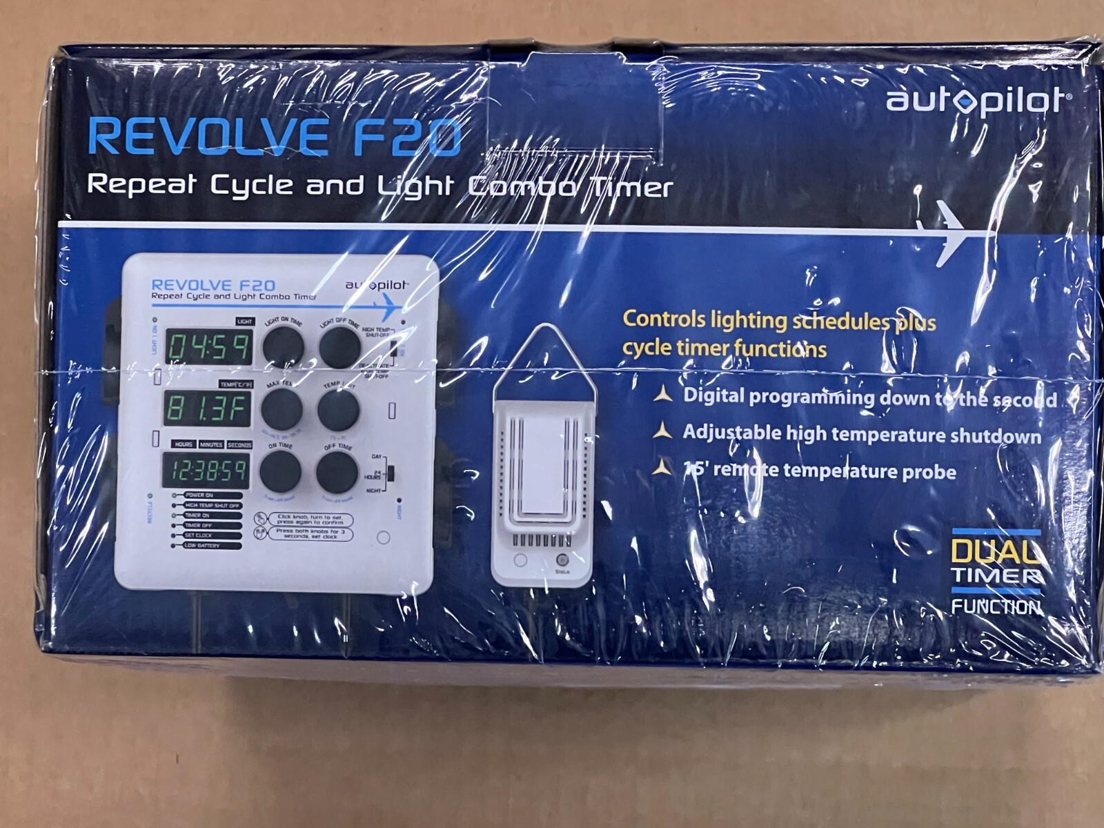 Autopilot REVOLVE F20 Repeat Cycle and Light Combo Timer (Brand New)