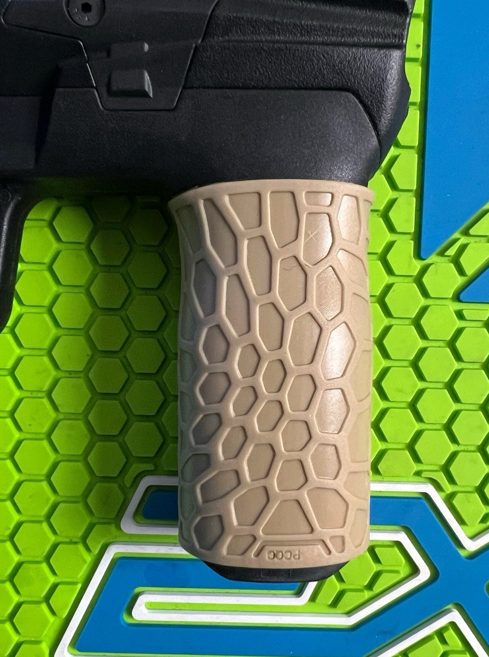 PLANET ECLIPSE EMEK ETHA 2/3 RUBBER WEB FOREGRIP COVER- TAN - NEW - GRIPS