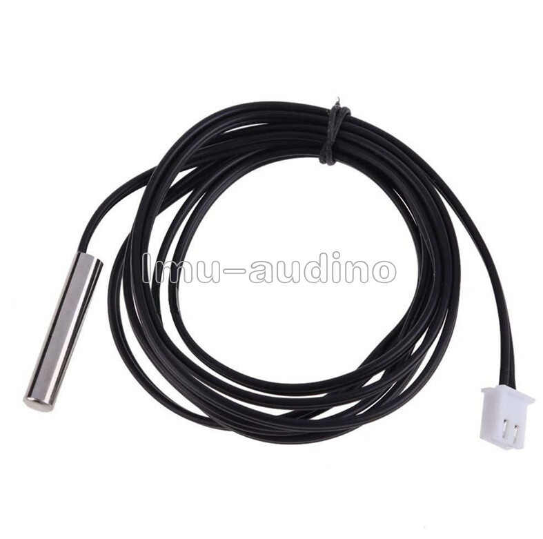 10PCS 1% 3950 10K NTC Thermistor Accuracy Temperature Sensor Waterproof Probe 1m