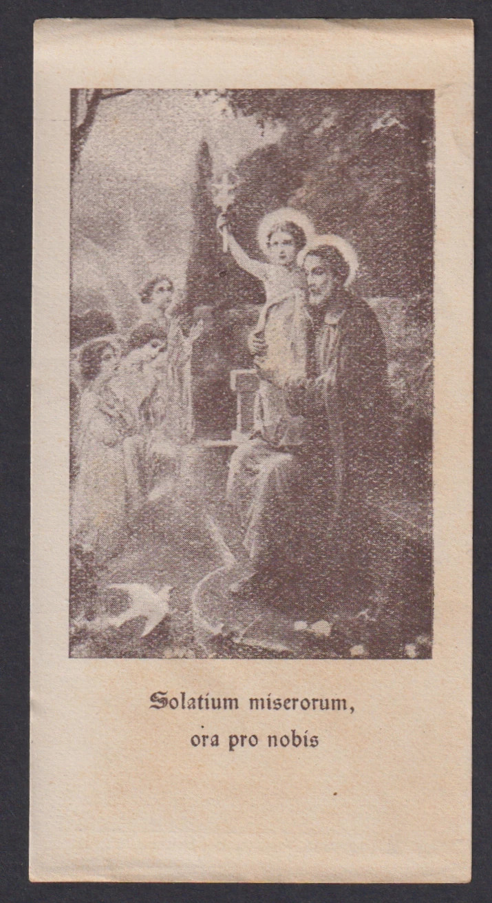 Holy card antique de San Jose santino image pieuses estampa