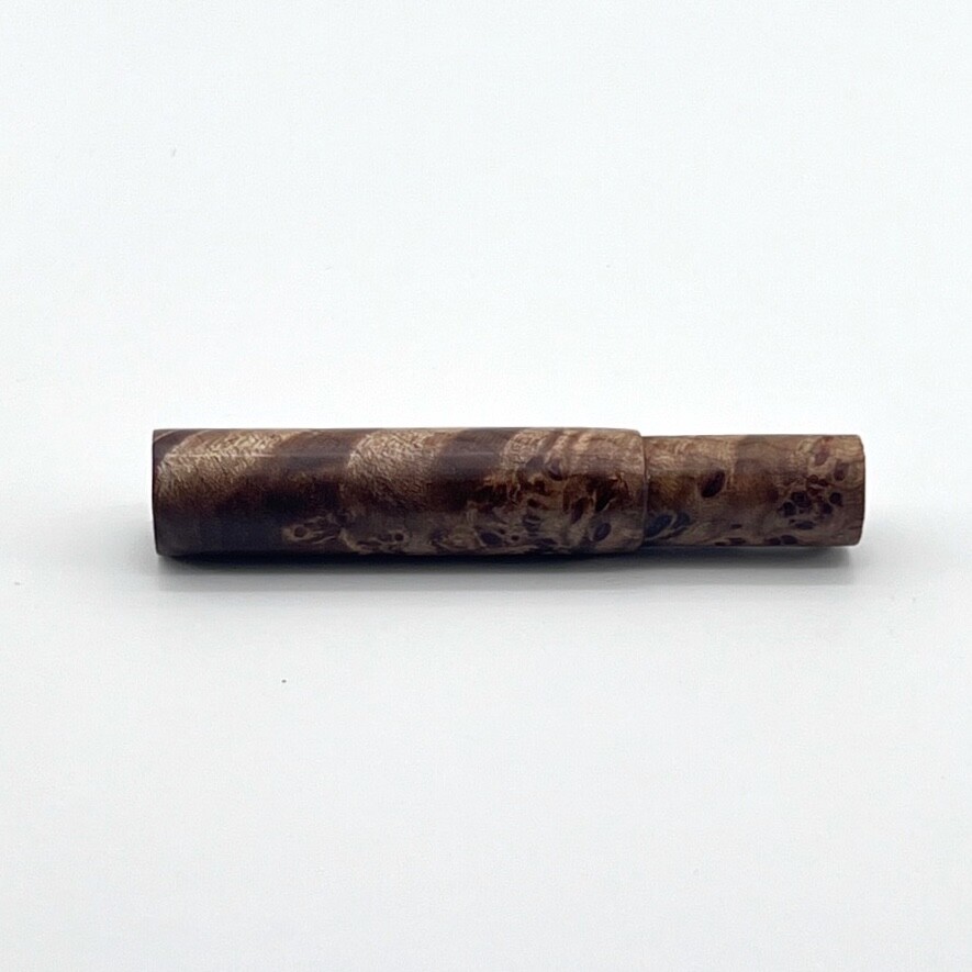 FLY REEL SEAT INSERT (117) Maple Burl,   0.640" OD,   0.360” ID (Bore)