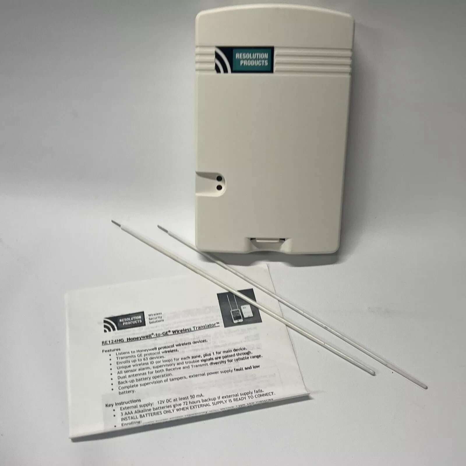 Resolution Products 13-552 Honeywell Ademco to Ge Wireless Translator Arduino