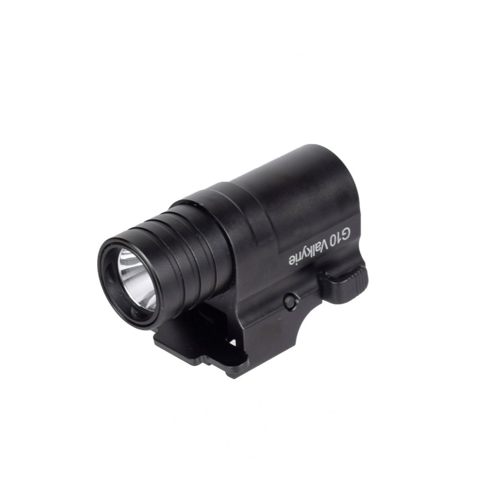 Tactical Weaponlight Pistol Flashlight LED High Lumens Rail Mount Black