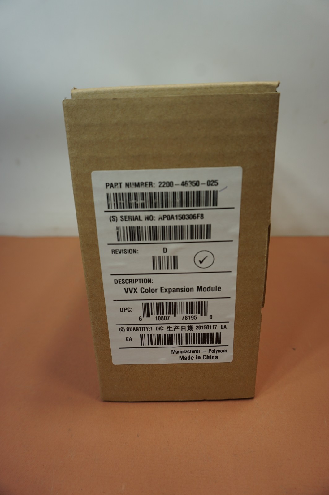 POLYCOM VVX Color Expansion Module 2201-46350-001