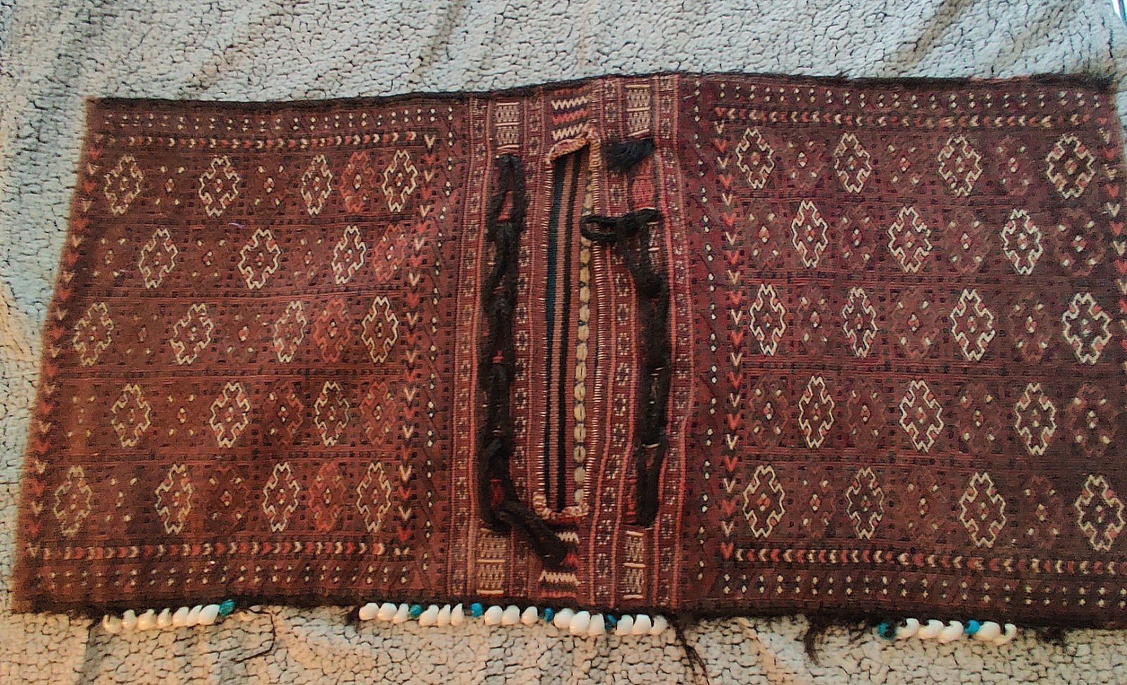 Afghan Horse Kilim Saddle Bag   Tribal Geometric pattern  Handwoven   Wool